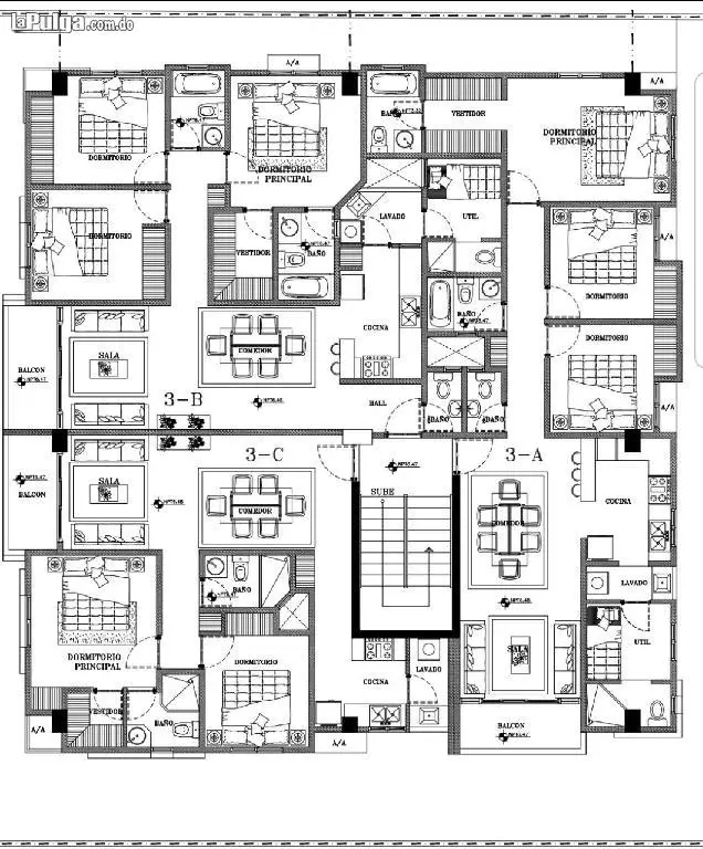 Apartamento en sector DN - El Cacique 2 habitaciones 1 parqueos Foto 6521996-1.jpg