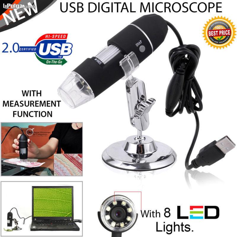 Microscopio Digital Usb X1600 Aumento / Celular Y Pc / Lupa Foto 6566420-1.jpg