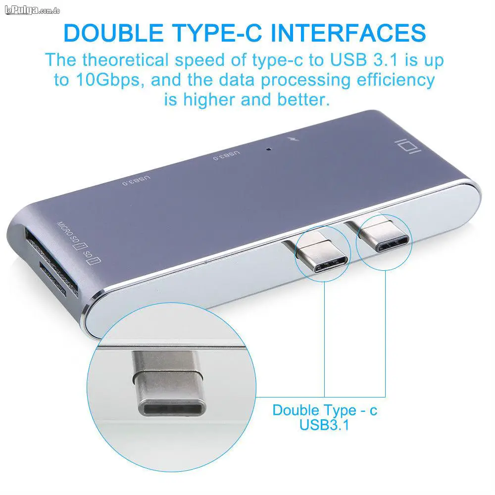 Adaptador Multi Puerto Tipo C A Hdmi / Usb 3.0 / 7 En 1 Mac Foto 6566461-2.jpg