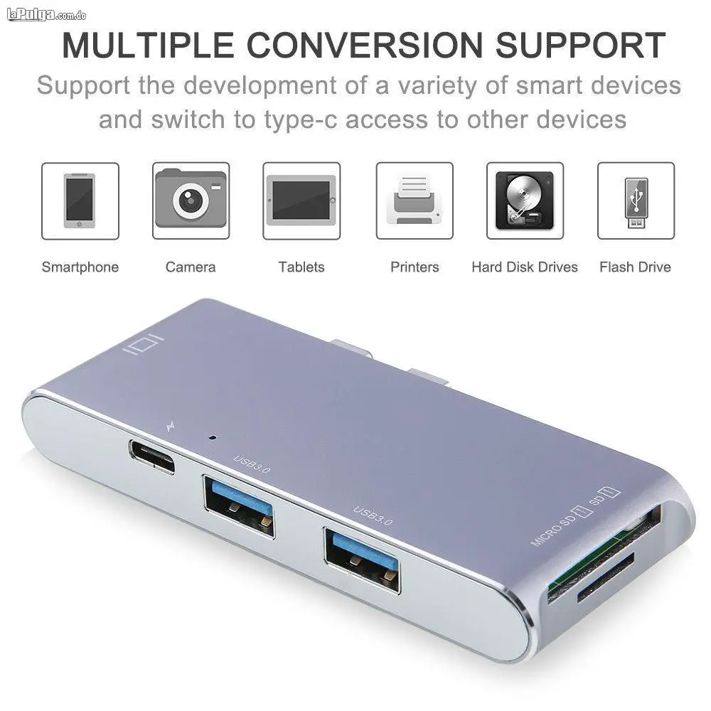 Adaptador Multi Puerto Tipo C A Hdmi / Usb 3.0 / 7 En 1 Mac Foto 6566461-6.jpg