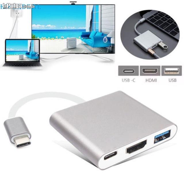 Adaptador Tipo C Usb 3.1 A Hdmi 3 En 1 Foto 6566708-2.jpg