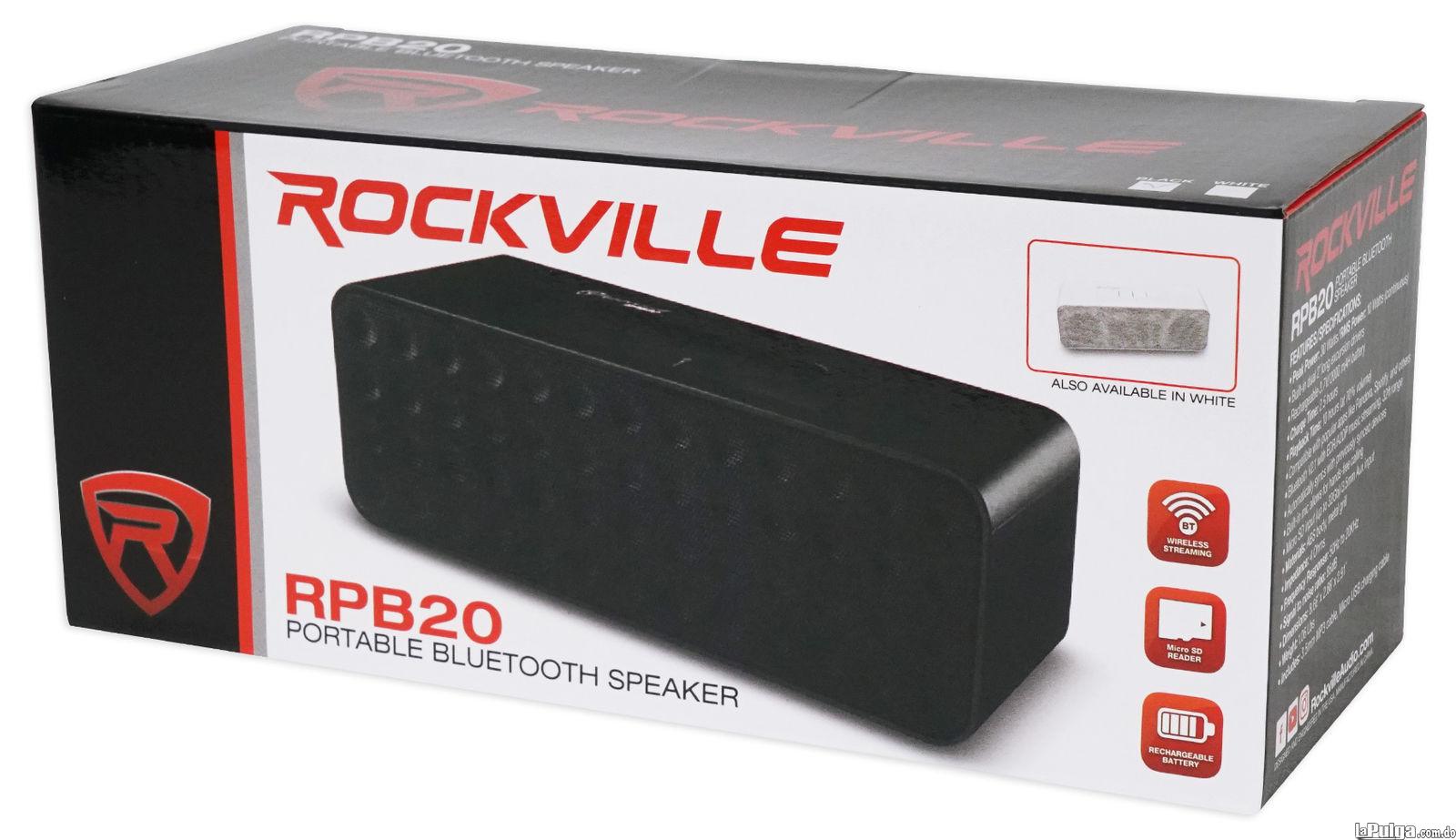 Bocina Bluetooth Rockville 30 Watts / 10 Horas Batería / Aux La Pulga