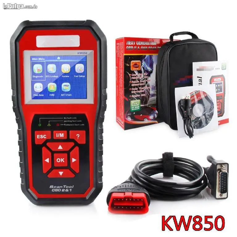 Escaner Avanzado Obdii / Eobd / Obd2 Para Vehículos Kw850 Foto 6567256-10.jpg