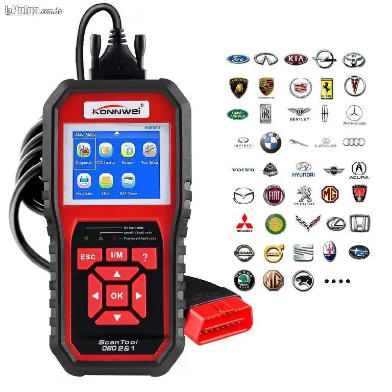 Escaner Avanzado Obdii / Eobd / Obd2 Para Vehículos Kw850 Foto 6567256-5.jpg