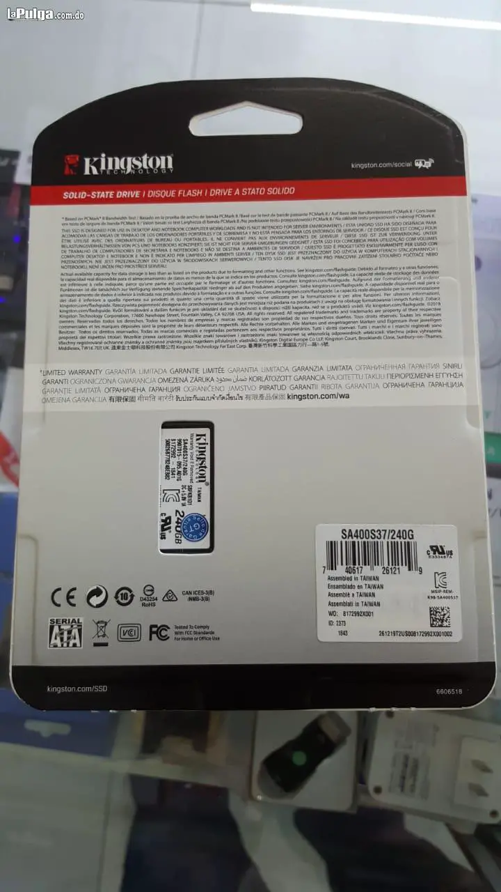 Ssd / Disco Duro Estado Solido 240gb / Sata Para Laptops Foto 6567263-2.jpg