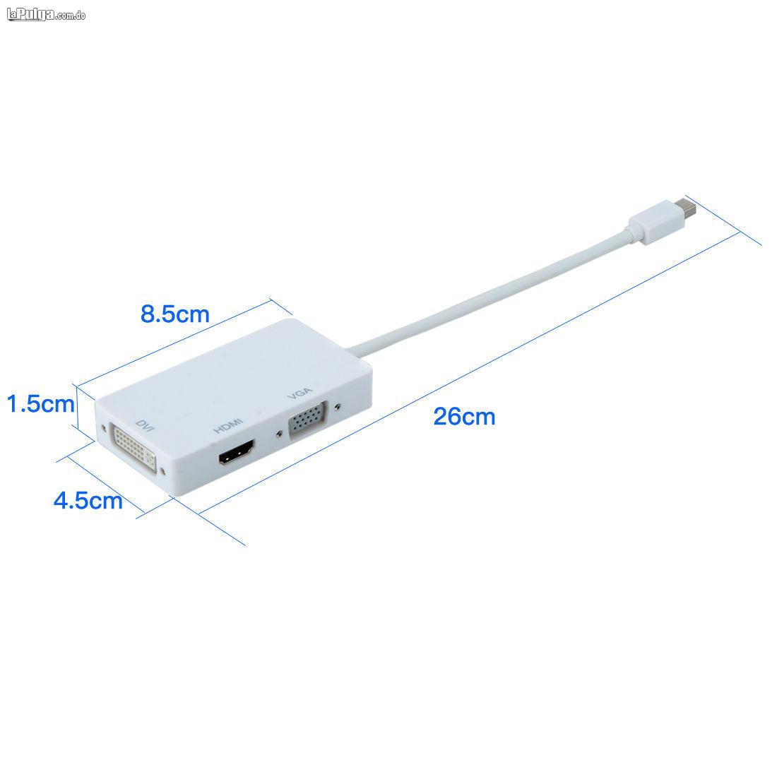 Thunderbolt Mini Display Port Dp A Hdmi Dvi Vga 3 En 1 Apple Foto 6567336-1.jpg