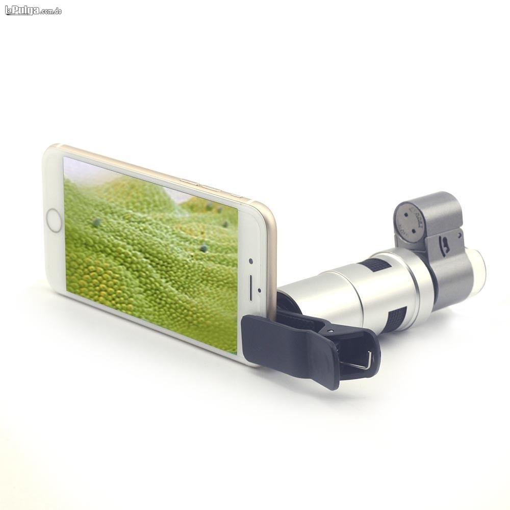 Mini Microscopio 200x Con Luz Led Para Celular / Aumento 200 Foto 6567836-1.jpg