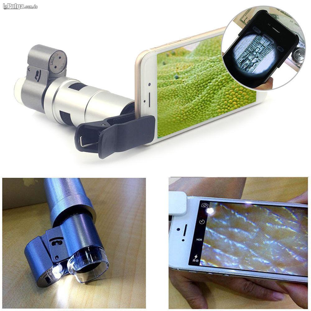Mini Microscopio 200x Con Luz Led Para Celular / Aumento 200 Foto 6567836-6.jpg