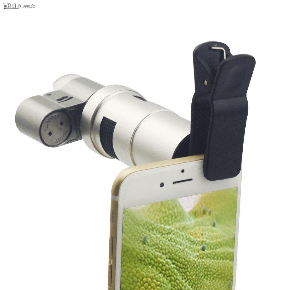 Mini Microscopio 200x Con Luz Led Para Celular / Aumento 200 Foto 6567836-7.jpg