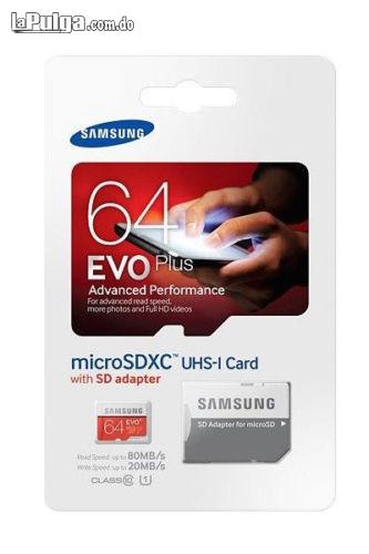Memoria Microsd 64gb Samsung Evo Plus Original Clase 10 Foto 6643277-1.jpg