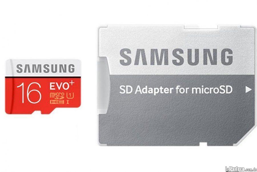 Memoria Microsd 16gb Samsung Evo Plus Original Clase 10 Foto 6643282-2.jpg