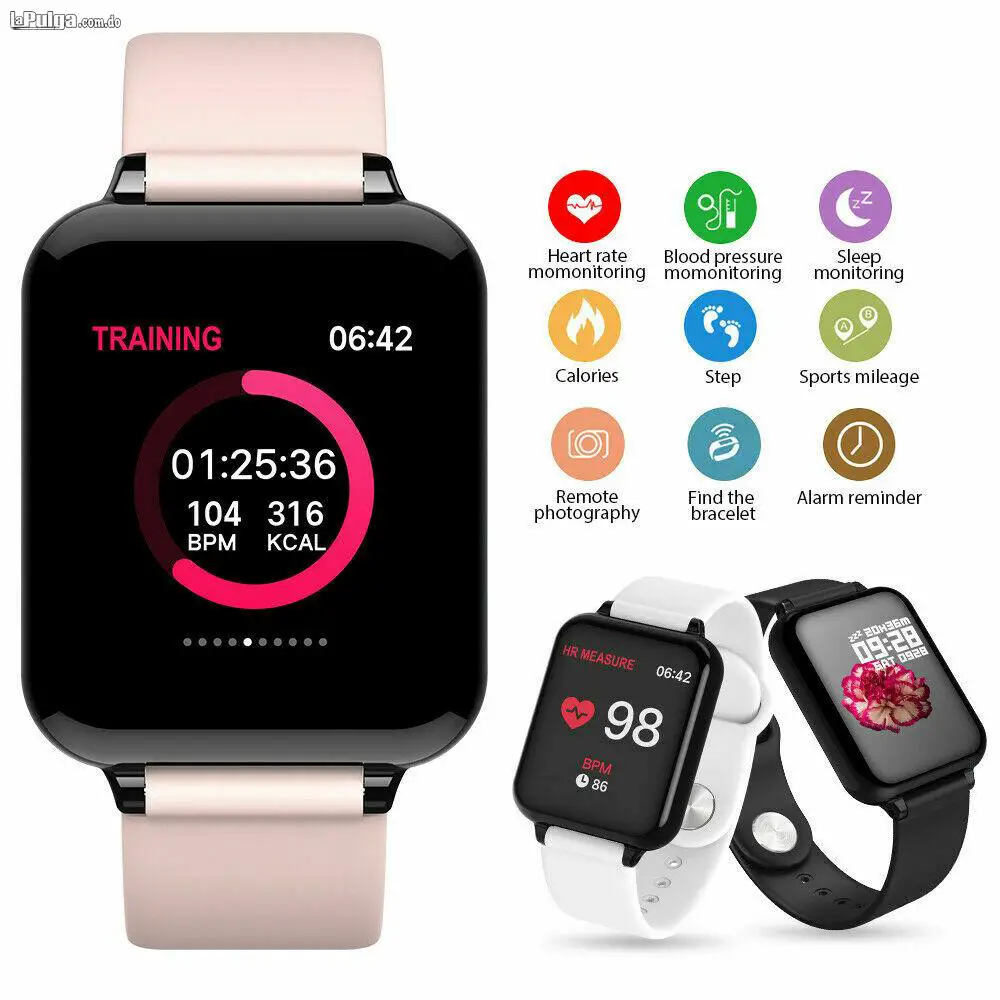 Reloj inteligente besoner top b57 bluetooth deportivo ip67