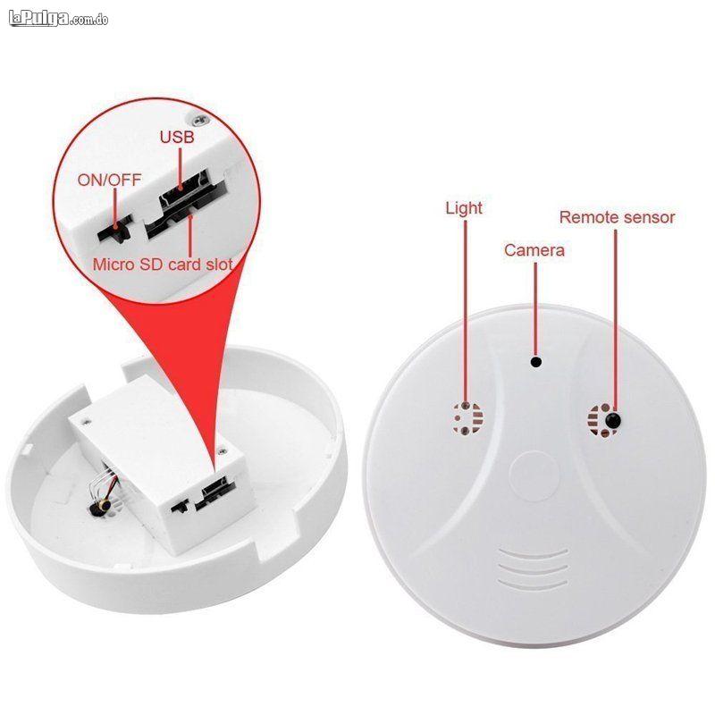 Cámara Detector De Humo Con Micrófono  De Vídeo Foto 6643618-6.jpg