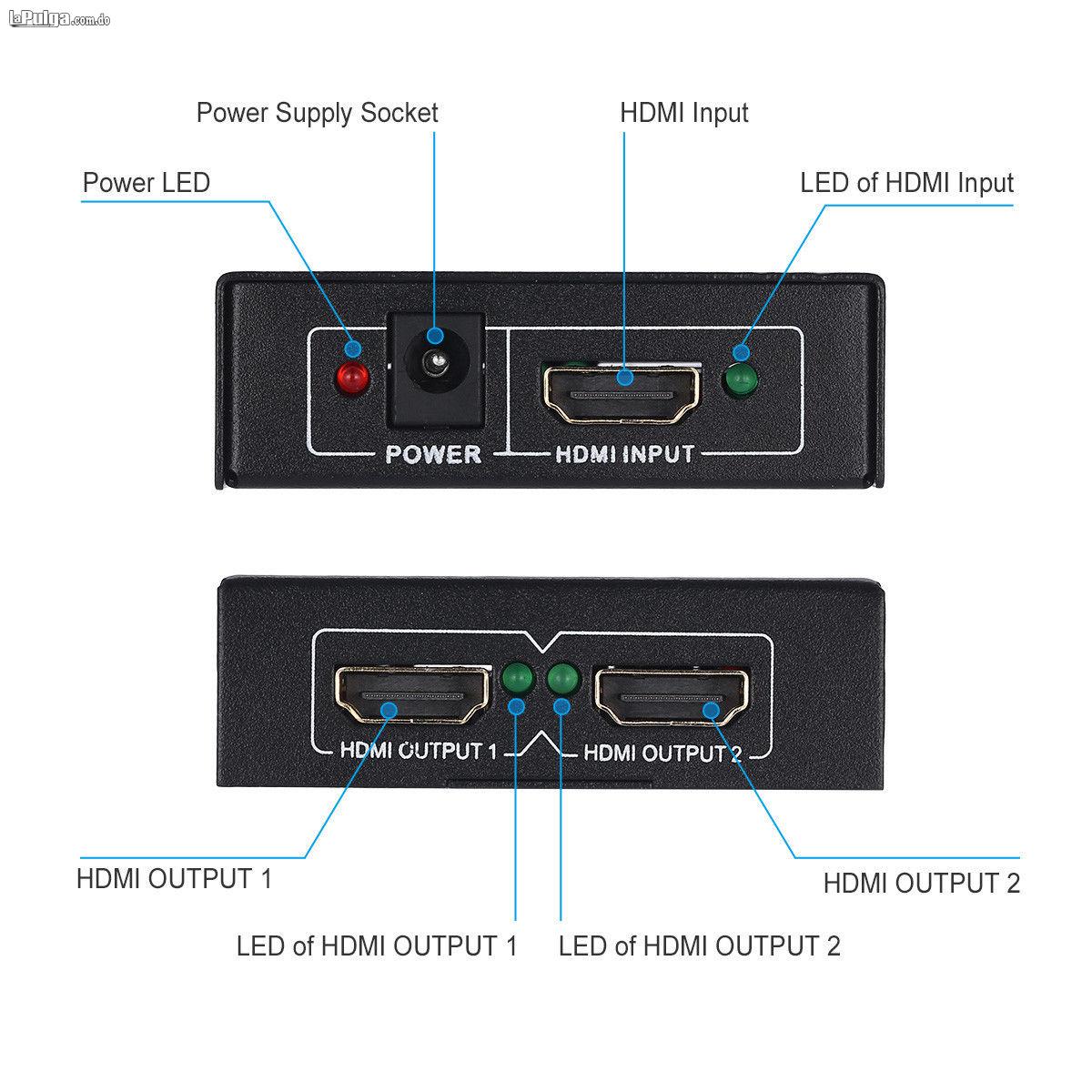 Duplicador De Pantalla Amplificador Hdmi / 2 Salidas 4k Foto 6643621-3.jpg