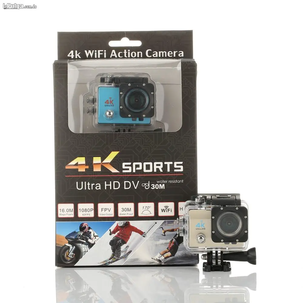 Cámara Deportiva Tipo GoPro WiFi + Control