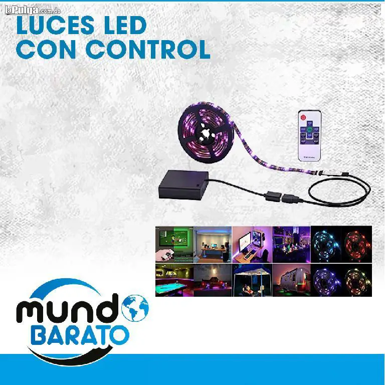 Luces Led TIRA Ultra Brillante Con Control Automotivo Flexible Foto 6667022-5.jpg