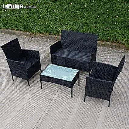 Muebles De Jardin Exteriores Negro Ratan Foto 6667042-3.jpg