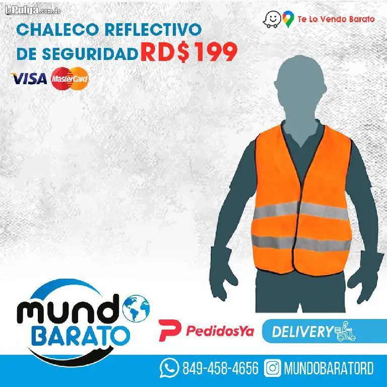 Chaleco Reflectivo Reglamentario Para Seguridad. Naranja. Foto 6683738-4.jpg