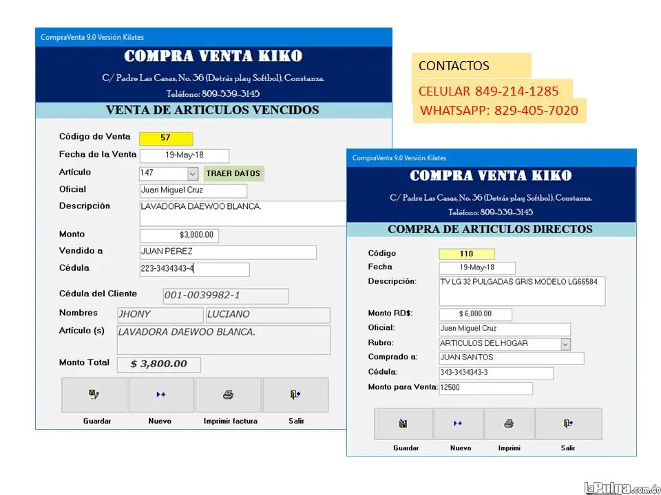 SISTEMA PARA COMPRAVENTAS CASAS DE EMPEÑOS COMPLETO Y ACTUALIZADO Foto 6729018-4.jpg