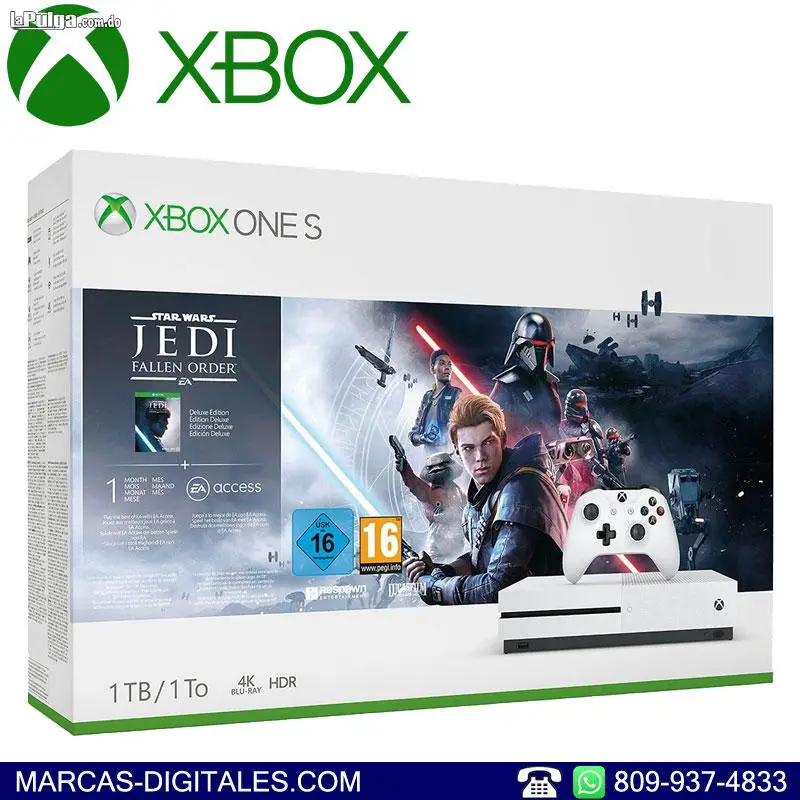 Xbox One S 1TB UHD 4K Combo Jedi Fallen Order Consola y 1 Control Foto 6751931-1.jpg