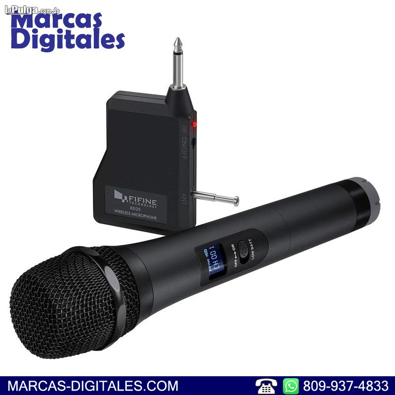 F Tec Microfono de Mano Inalambrico UHF Conector 1/4 Foto 6758674-1.jpg