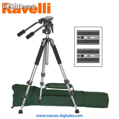 Tripode Ravelli AVT Profesional 67 Pulgadas Cabeza de Dragado Fluido Foto 6758811-1.jpg