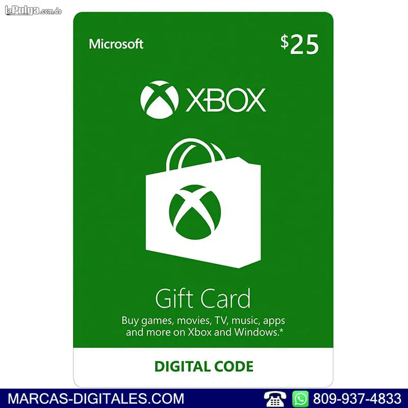 Balance para Tienda Microsoft Xbox 25 USD Codigo Digital para Juegos Foto 6790071-1.jpg