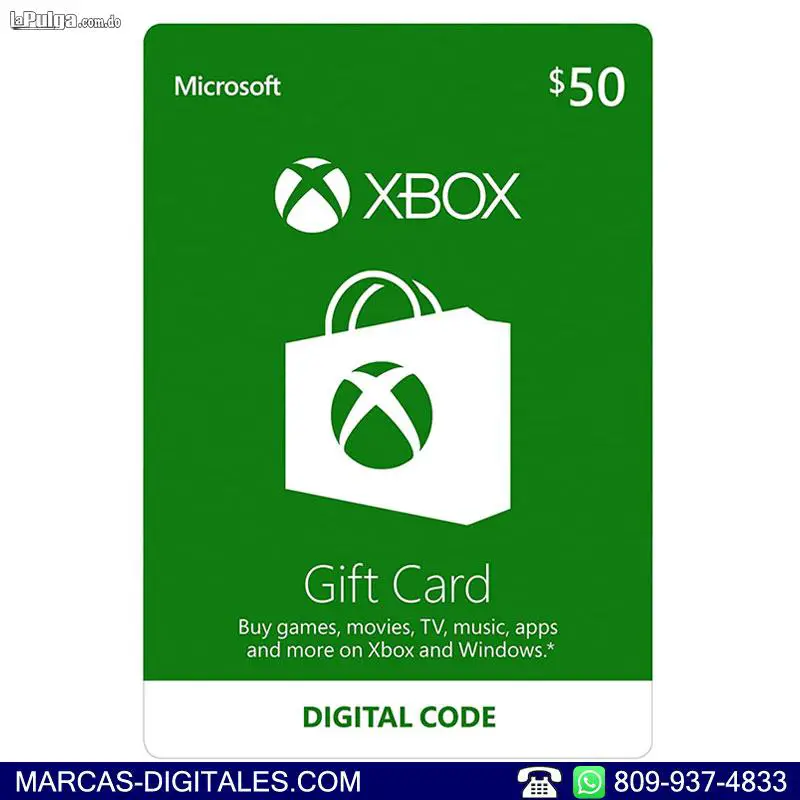 Balance para Tienda Microsoft Xbox 50 USD Codigo Digital para Juegos Foto 6790072-1.jpg
