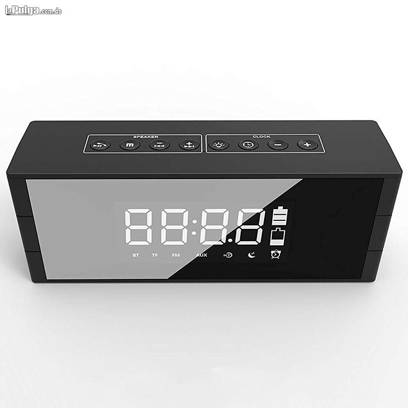 Bocina Bluetooth PortÃĄtil Marca Vaybeo Reloj Despertador Con Espejo
