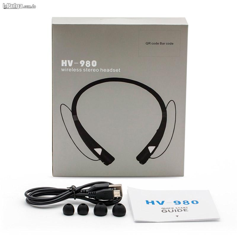 Audífonos Bluetooth Inalámbricos Neckband HV-980 A Prueba De Sudor Foto 6792622-1.jpg