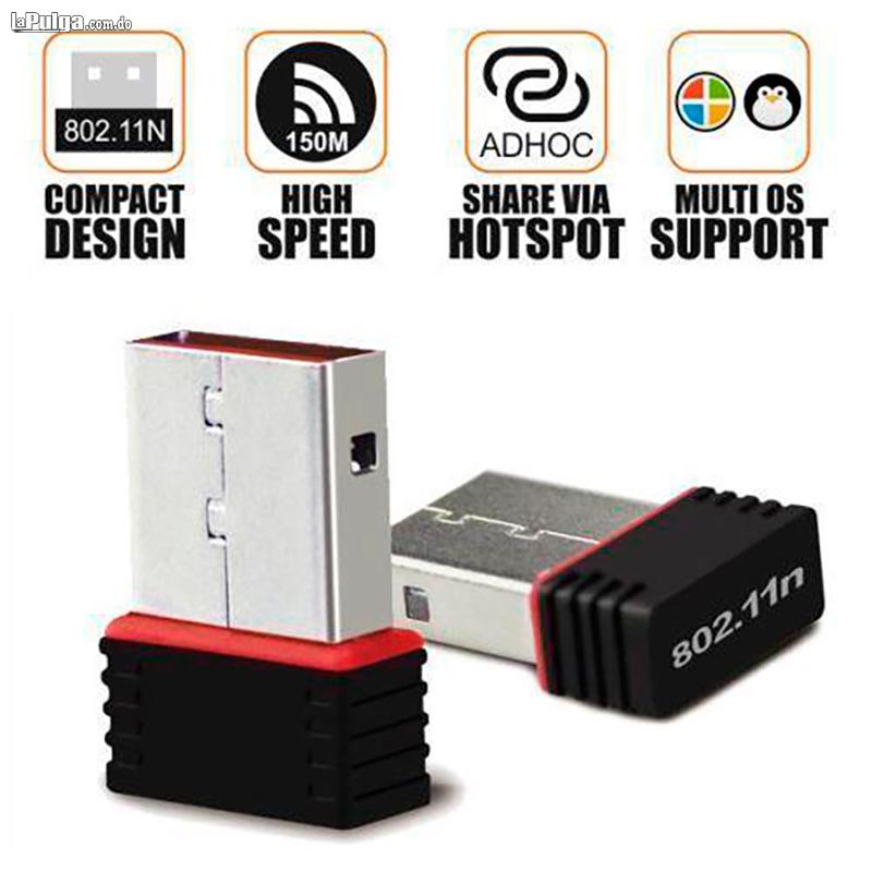Tarjeta Wifi USB Antena Nano Adaptador Receptor De Señal WiFi USB Foto 6792632-4.jpg