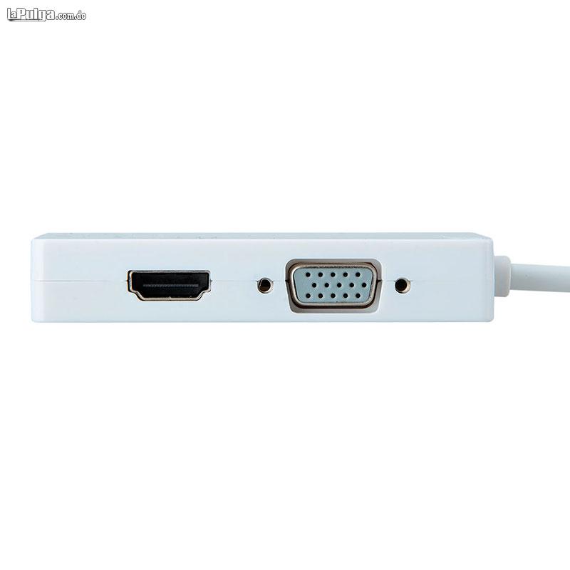Adaptador Thunderbolt Mini Display Port  A  HDMI DVI VGA 3 en 1 Foto 6792640-3.jpg