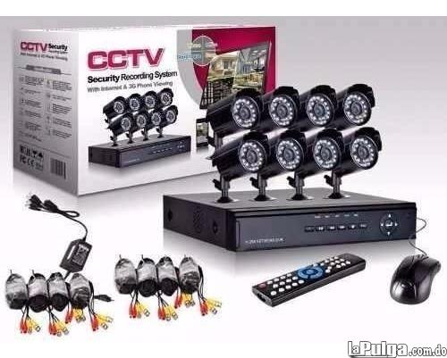 CCTV Grabador DVR AHDK012 8 Camaras vigilancia interior