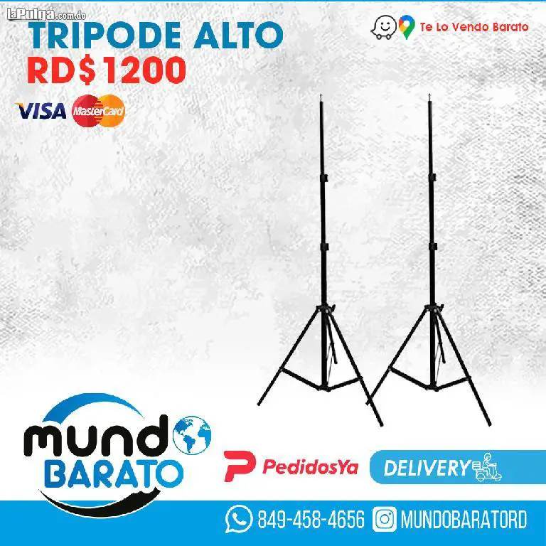 Trípode Alto 190cm / 74 Pulgadas Soporte De Fondo Pie Fotog Foto 6792793-3.jpg