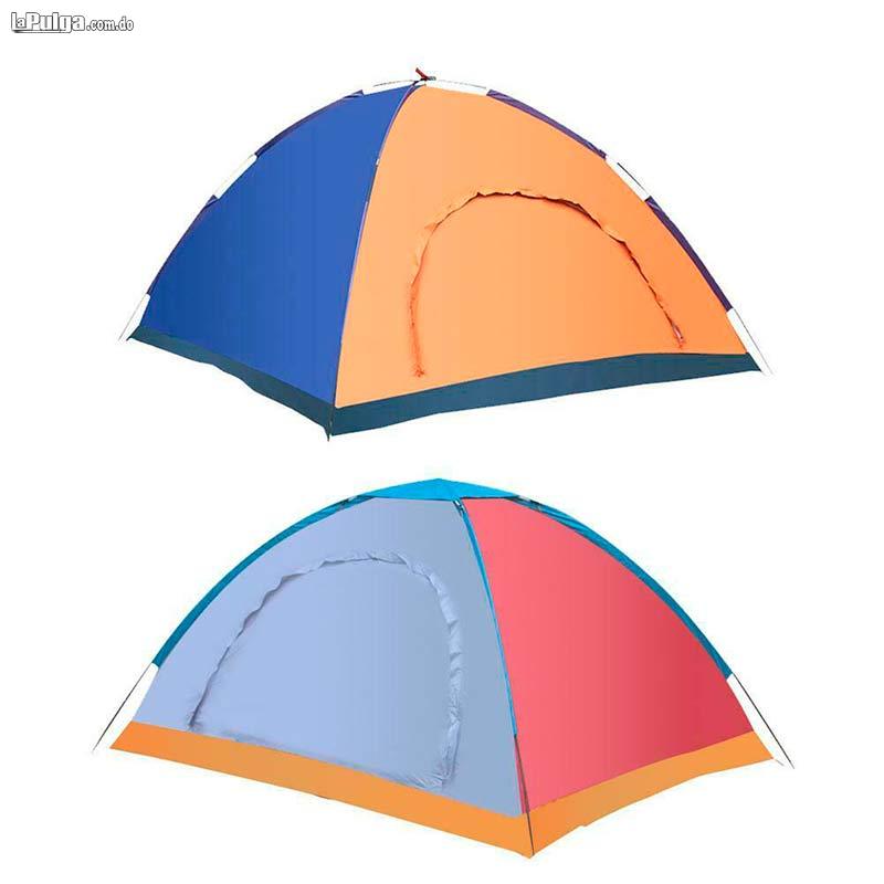 Casa de Campaña Impermeable Carpa Portátil Tienda para Camping Foto 6814949-4.jpg