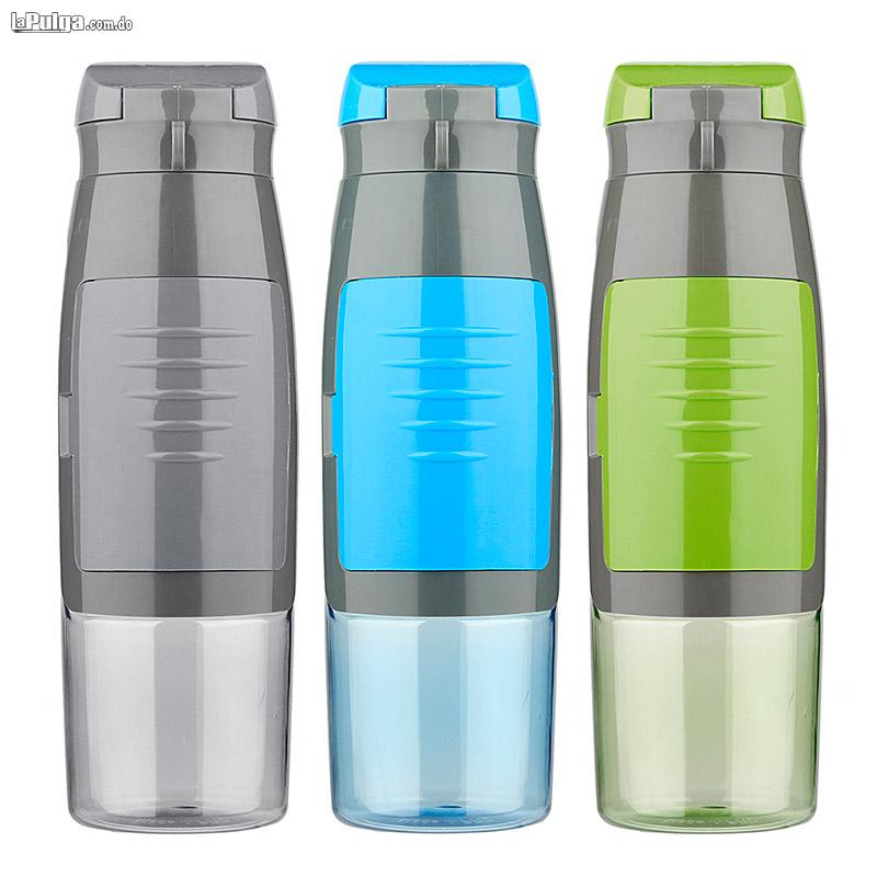 Botella de Agua Resistente con Compartimiento para Gimnasio Deportes Foto 6814995-2.jpg