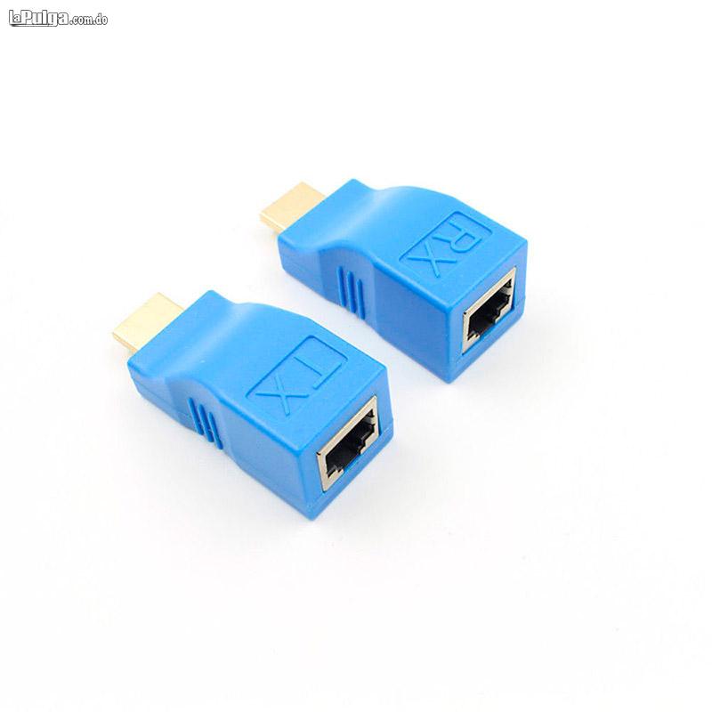  Extensor de cable de red HDMI a RJ45, 1 par, extensor