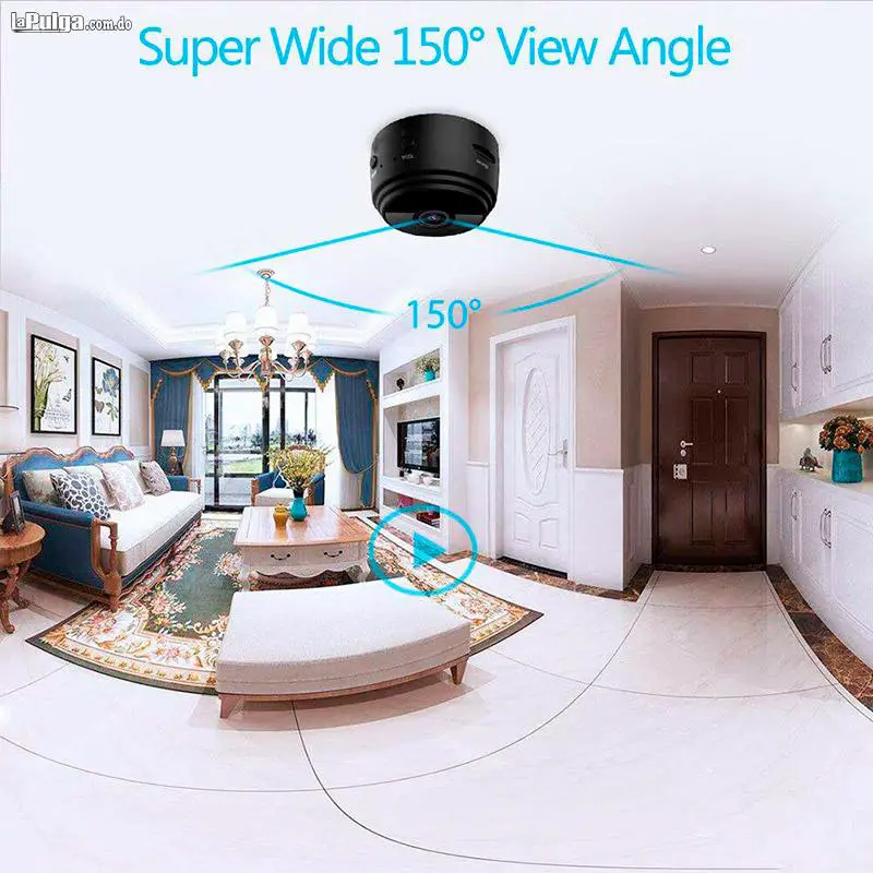 Cámara Wifi Inalámbrica Visión Nocturna Micrófono Magnética HD Es Foto 6815033-4.jpg