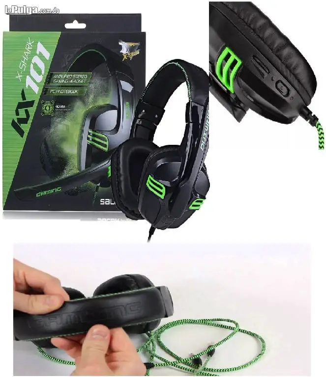 Audifonos con Microfono //KX 101 SHARK// Headset Auriculares Gamin Gam Foto 6822326-3.jpg