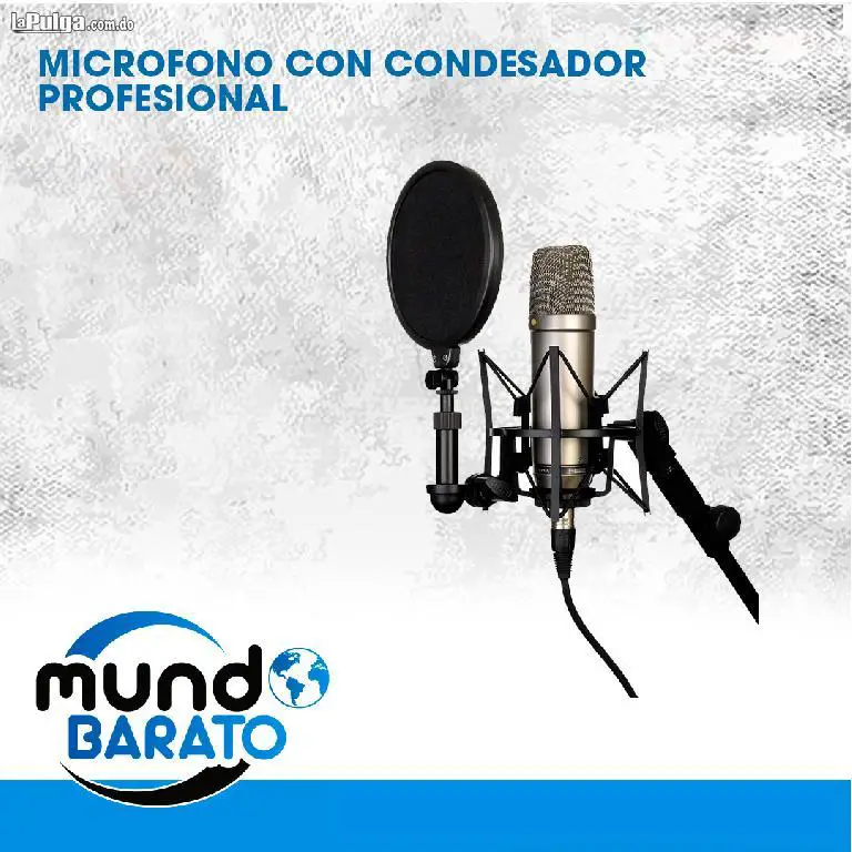 Microfono de condensador Ajustable Kit Studio PROFESIONAL USB Foto 6853528-5.jpg