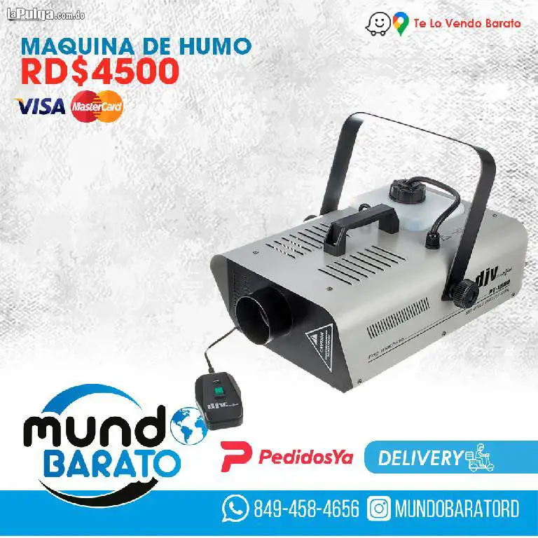 Maquina de Humo 1200W Potente Bastante Humo Foto 6862230-2.jpg