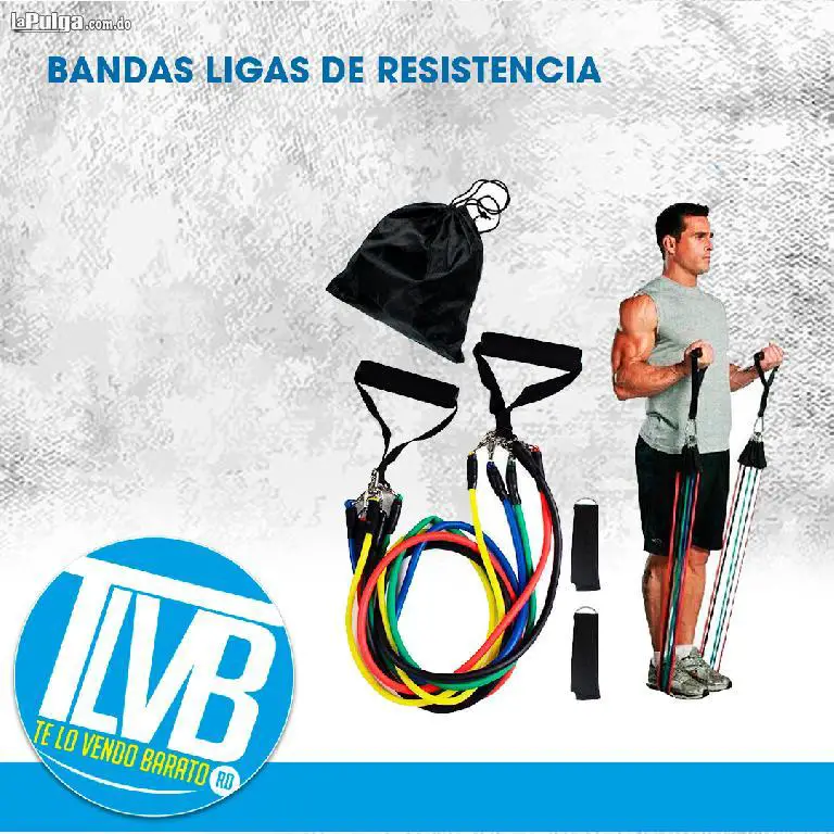 Juego Kit de bandas Elasticas de resistencia ejercicio Yoga LIGAS GYM Foto 6863904-3.jpg