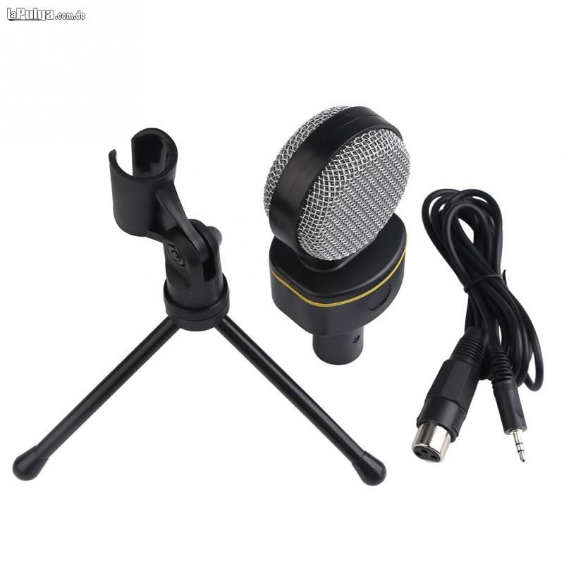 Microfono con Condensador De Estudio Con Trípode Profesional Soporte  Foto 6864616-1.jpg
