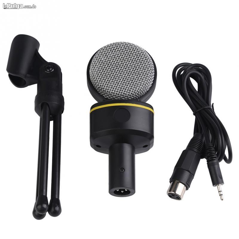 Microfono con Condensador De Estudio Con Trípode Profesional Soporte  Foto 6864616-7.jpg