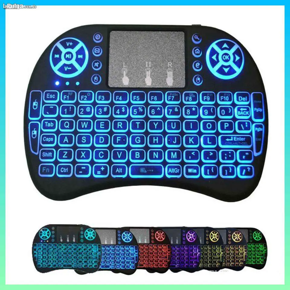 mini teclados para smart TV PC o laptop multi color y RGB pidelo ahora Foto 6868397-2.jpg