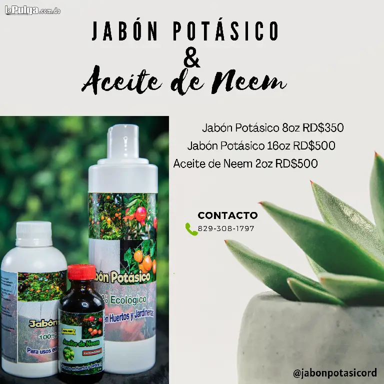 Pack de aceite de Neem y jabón Potasico - Promart