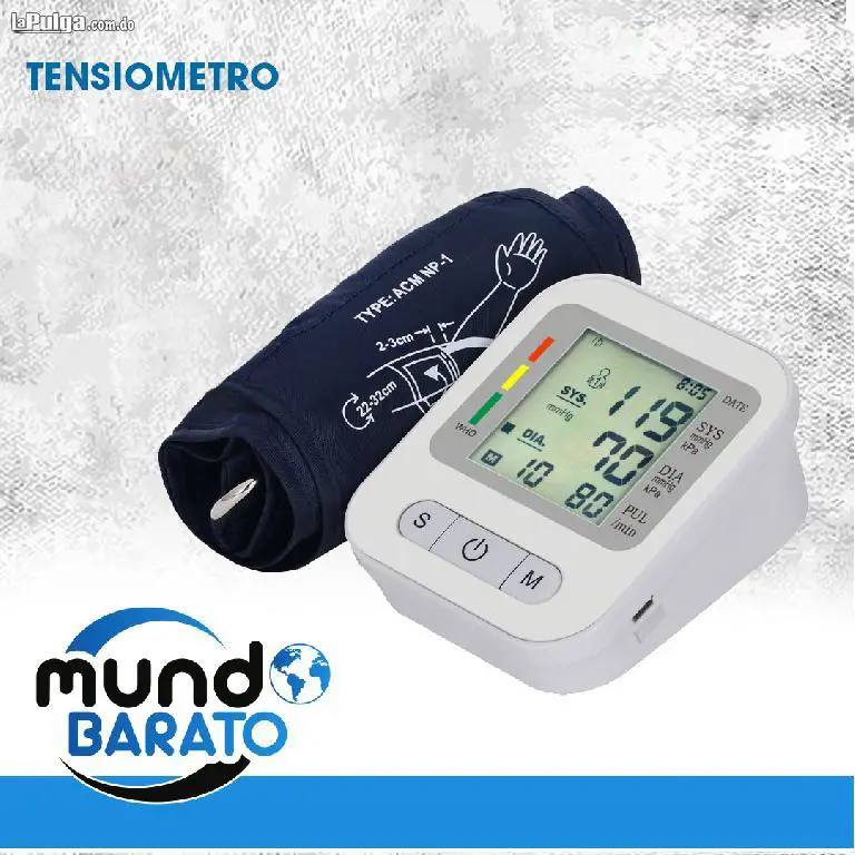 Tensiómetro Electrónico Digital de Brazo Esfigmomanómetro monitor  Foto 6910914-4.jpg