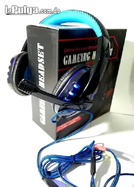 Audifonos Gaming con microfono auriculares Gamer Jugar play Foto 6917704-4.jpg