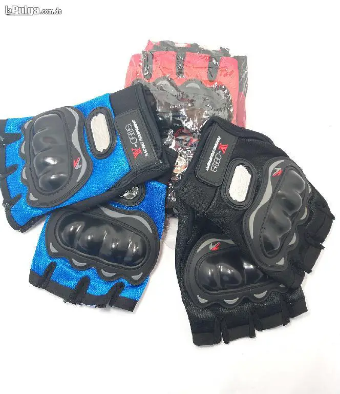 Guantillas para Moto Motocross Bici Motor Guantes sin dedos Foto 6919995-2.jpg