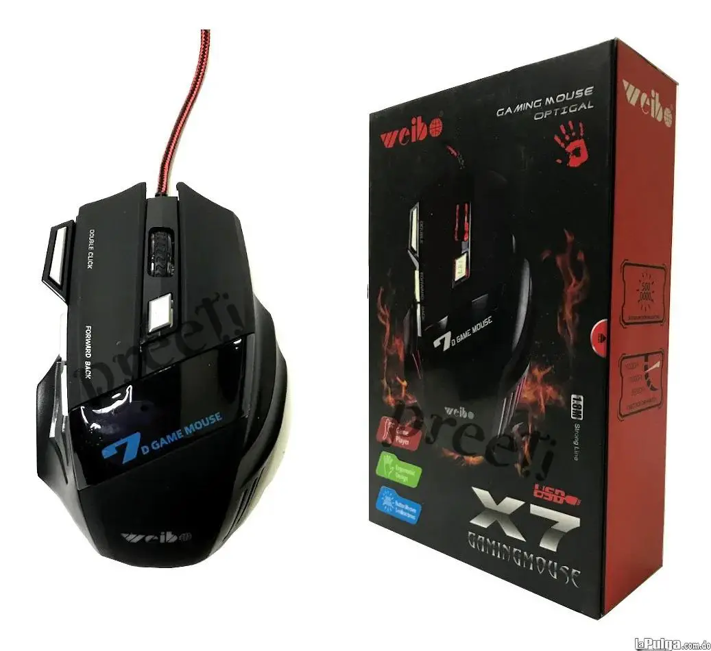 Mouse gamer profesional X7 Foto 6928240-1.jpg